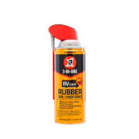 Жидкая резина  3-IN-ONE RVcare Rubber Seal Conditioner with SMART STRAW SPRAYS 2 WAYS, 11 OZ