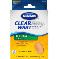 Средство для удаления бородавок Dr. Scholl Clear Away Wart Remover Medicated Disks