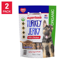 Жуйкові ласощі для собак Chewmasters Organic Superfoods з куркою, 32 унції, 2 шт.