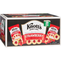 Фруктовое печенье Knott's Bite Size, клубничное, 2 унции, 36 шт