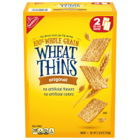 Хрустящие крекеры "Wheat Thins" из 100% цельного зерна, оригинальные, 40 унций.