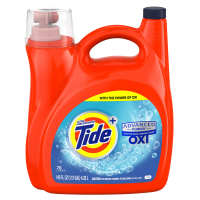 Tide Продвинутая сила с окси жидкость для стирки белья, Оригинал, 78 загрузок, 145 жидких унций