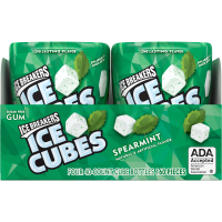 Жевательная резинка без сахара Ice Breakers Ice Cubes, Аромат Мяты, 40 шт., 4 упаковки.