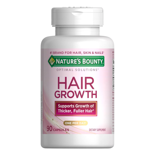 Nature's Bounty Optimal Solutions Для роста волос, 90 капсул