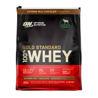 Optimum Nutrition Gold Standard 100% Whey Protein Powder, Extreme Milk Chocolate, 5.64 lbs - Оптимальне харчування Gold Standard 100% протеїн сироватки, ніжній шоколад молока, 5,64 фунти.