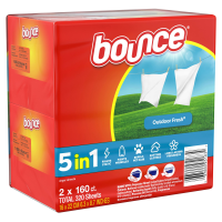 Bounce сушилки для белья, Outdoor Fresh, 160 листов, 2 упаковки.