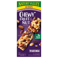 Nature Valley Fruit & Nut Chewy Granola Bar, Trail Mix, 1.2 унций, 48 штук