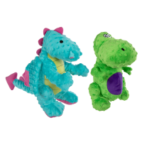 Игрушка для собак goDog Jumbo Squeaker Plush с технологией Chew Guard, 2 штуки.