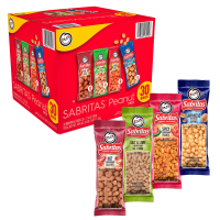 Сухарики Сабритас арахисовые, 1.625 унции, набор разных вкусов, 30 штук