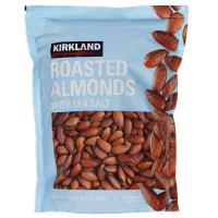 Kirkland Signature Peчені Мигдальні Кістьі, Морська Сіль, 2,5 фунти