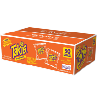 Тортилья Чипсы Takis, Intense Nacho, 1 унция, 50 штук.