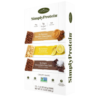 Батончики Simply Protein Crispy Bars, 1.41 унций, Вариети-пак, 15 штук