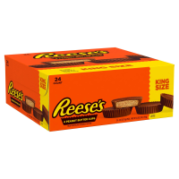 Reese's Peanut Butter Cups, Кинг Сайз, 2.8 унции, 24 штуки