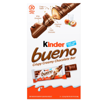 Kinder Bueno Шоколадно-горіхові плитки, 2 плитки, 1.5 унції, 20 упаковок