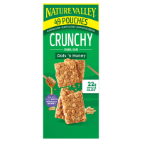 Хрустящая гранола Nature Valley, Овсянка с медом, 1,49 унции, 49 штук