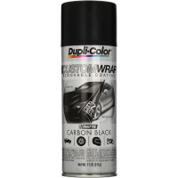 Dupli-Color ECWRC7947 Custom Wrap Matte Removable Automotive Paint – Carbon Black Spray Paint - 11 oz. Aerosol Can               оригинал США