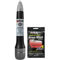 Dupli-Color ACC0362 Bright White Exact-Match Scratch Fix All-in-1 Touch-Up Paint for Chrysler Vehicles (GW6,GW7,PW6,PW7) Bundle with Prep Wipe Towelette оригінал США