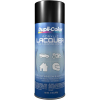 Dupli-Color DAL1677 Gloss Black General Purpose Acrylic Lacquer - 12 oz.               оригинал США