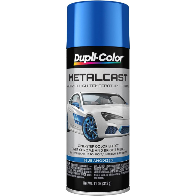 Dupli-Color MC201 Metalcast Automotive Spray Paint - Blue Anodized Coating - 11 oz Aerosol Can               оригинал США