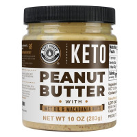 Арахисовая паста Left Coast Keto Peanut Butter with Macadamia Nuts and MCT Oil Smooth, 10 oz