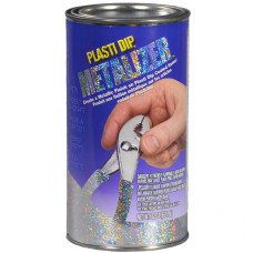 Жидкая резина Plasti Dip Metalizer банка серебро 651 мл