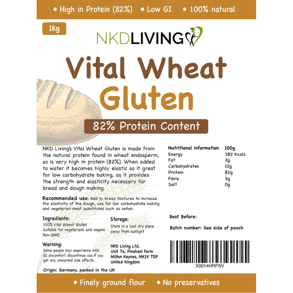 Пшеничная клейковина Vital Wheat Gluten 1 кг