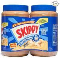 Арахисовая паста  Skippy Super Chunk extra Crunchy Peanut Butter Twin Pack г США