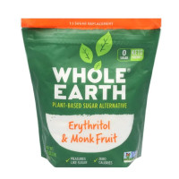 Заменитель сахара эритритол и монк фрут  Whole Earth Sweetener Erythritol & Monk Fruit 908 г США