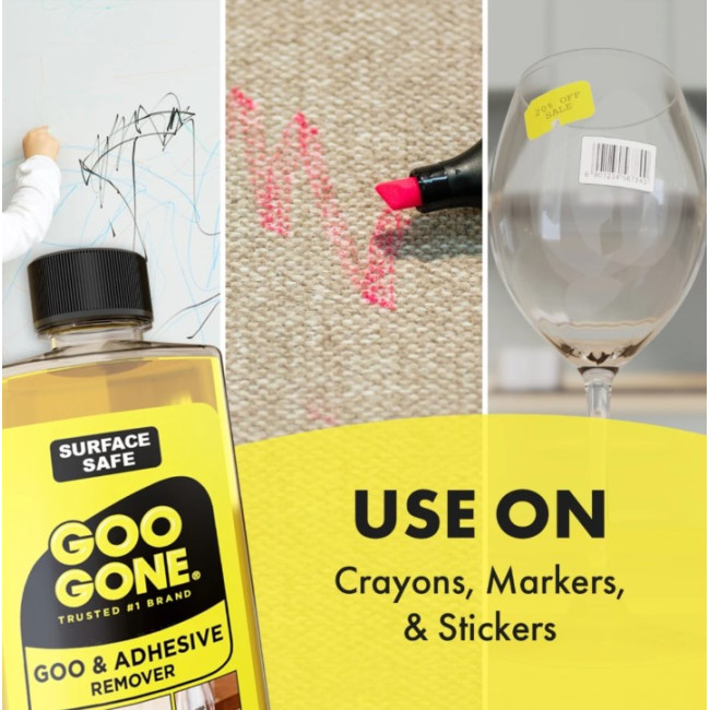 Средство Goo Gone Original 237 мл | США, удаляет клей, наклейки, жвачку, пятна