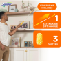 Пылесборник Swiffer Duster Heavy Duty с телескопической ручкой 90 см + 3 сменные насадки США