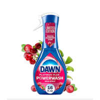 Спрей для миття посуду Dawn Platinum Powerwash cranberry з ароматом журавлини 473 мл США