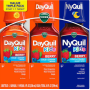 Vicks DayQuil Kids + NyQuil Kids Berry — набор 3 сиропа для детей от кашля и простуды (2 дневных + 1 ночной), 236 мл × 3, США