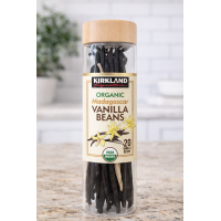 Kirkland Signature Organic Madagascar Vanilla Beans — органические ванильные стручки с Мадагаскара, 20 шт, привезено из США