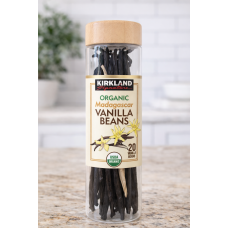 Kirkland Signature Organic Madagascar Vanilla Beans — органические ванильные стручки с Мадагаскара, 20 шт, привезено из США