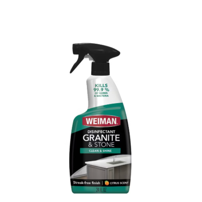 Weiman Disinfectant Granite & Stone — средство для очистки и дезинфекции камня и гранита, цитрусовый аромат США