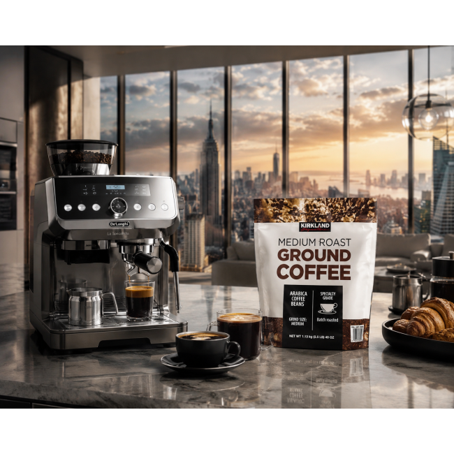 Кава мелена Kirkland Signature Medium Roast — арабіка середнього обсмаження