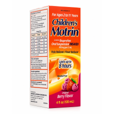 Children’s Motrin Original Berry Flavor 120 мл — детский ибупрофен от температуры и боли