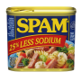 Консервоване м'ясо Spam Less Sodium 340 г (на 25% менше солі) США