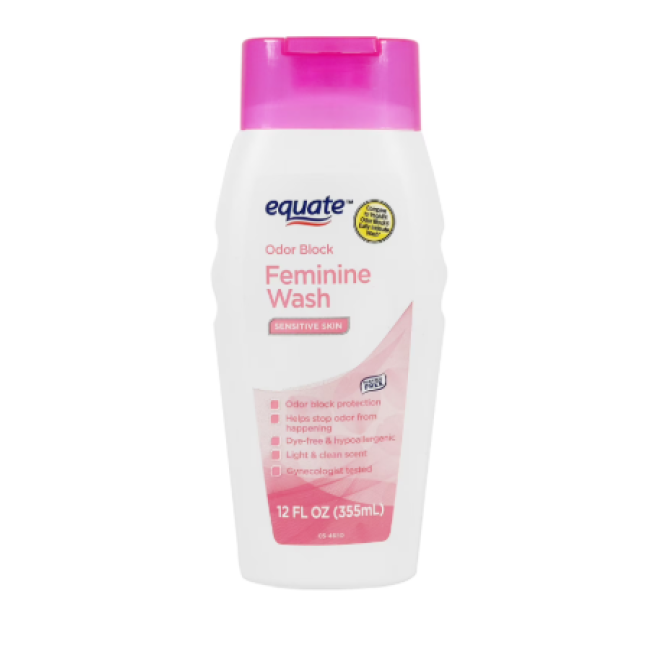 Гель для інтимної гігієни Equate Odor Block Feminine Wash для чутливої шкіри 355 мл, США