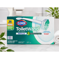 Щетка для чистки унитаза Clorox ToiletWand с одноразовыми насадками, 36 шт. + ручка, Rainforest Rush, США