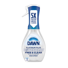 Спрей для мытья посуды Dawn Platinum Plus Powerwash Free & Clear 473 мл США