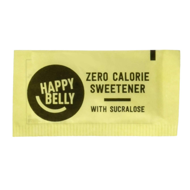 Сахарозаменитель сукралоза Happy Belly Zero Calorie Yellow 400 packets 400 грамм