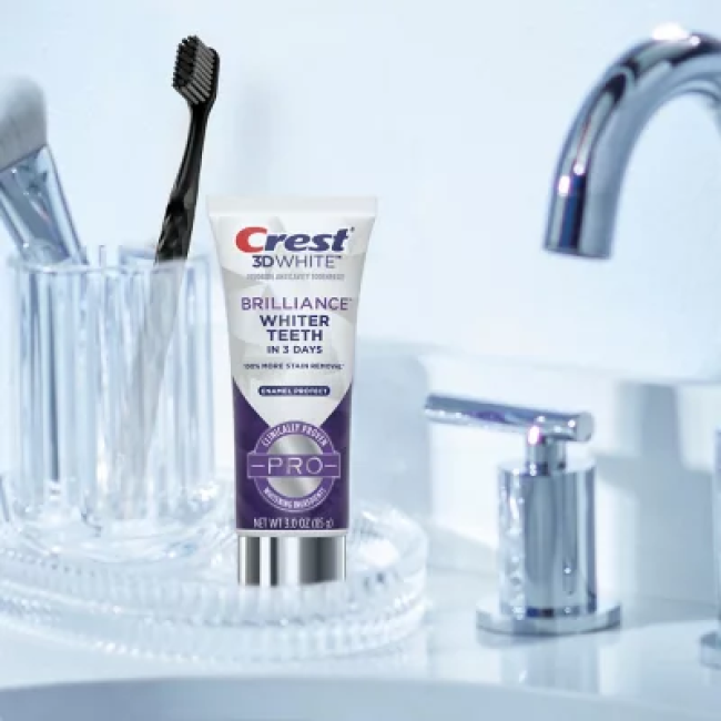 Crest 3D White Brilliance PRO Enamel Protect Toothpaste (3 oz., 4 pk.)