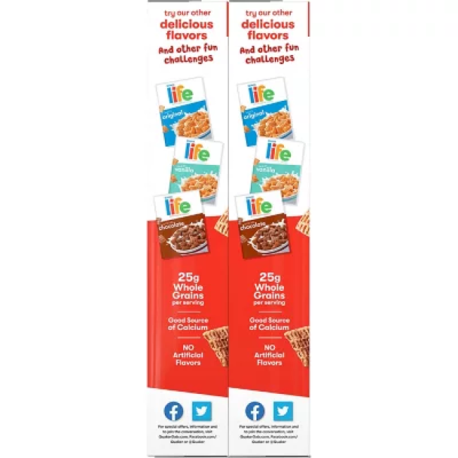 Хлопья Life Multi-Grain Cinnamon Cereal