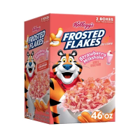 Хлопья Kellogg's Frosted Flakes, Strawberry Milkshake 