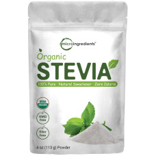 Заменитель сахара стевия Pure Organic Stevia Powder, 4 Ounces, 706 Serving
