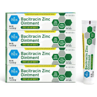 Мазь із потрійним антибіотиком MED PRIDE Bacitracin Zinc Ointment| Essential Antibiotic First-Aid Supplies for Home| Relief for Chaffing, Diaper Rash, Dermatitis, Eczema, Itchy/Dry Skin| 1 Oz Tube США