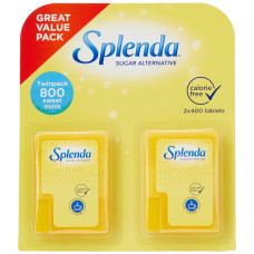 Сахарозаменитель сукралоза в таблетках Splenda Minis 400 Per Pack -Pack of 2 (Totals 800)