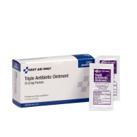 Мазь с тройным антибиотиком First Aid Only G460 Triple Antibiotic Ointment Packets, 25 Count               США