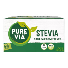 Заменитель сахара стевия Pure Via Stevia Sweetener 28.2oz (800 packets)